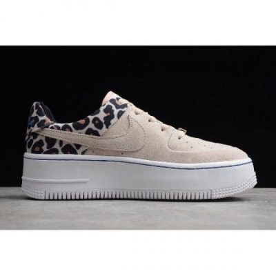 Nike Bayan Air Force 1 Sage Low Premium Zeytin Yeşili / Leopar Kaykay Ayakkabı Türkiye - Z7L4QSK8